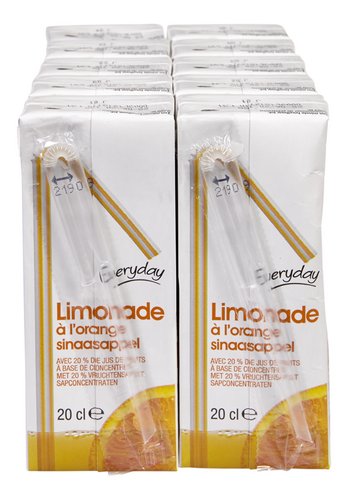 EVERYDAY limonade orange brique 10x20cl