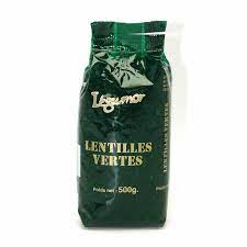 Lentilles Verte Legumor 500g