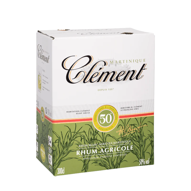 Rhum Blanc Clement Bib 3 Litres