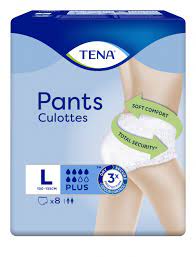 TENA CULOTTE+LARGE X8