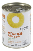 EVERYDAY ananas tranches jus cons 567g