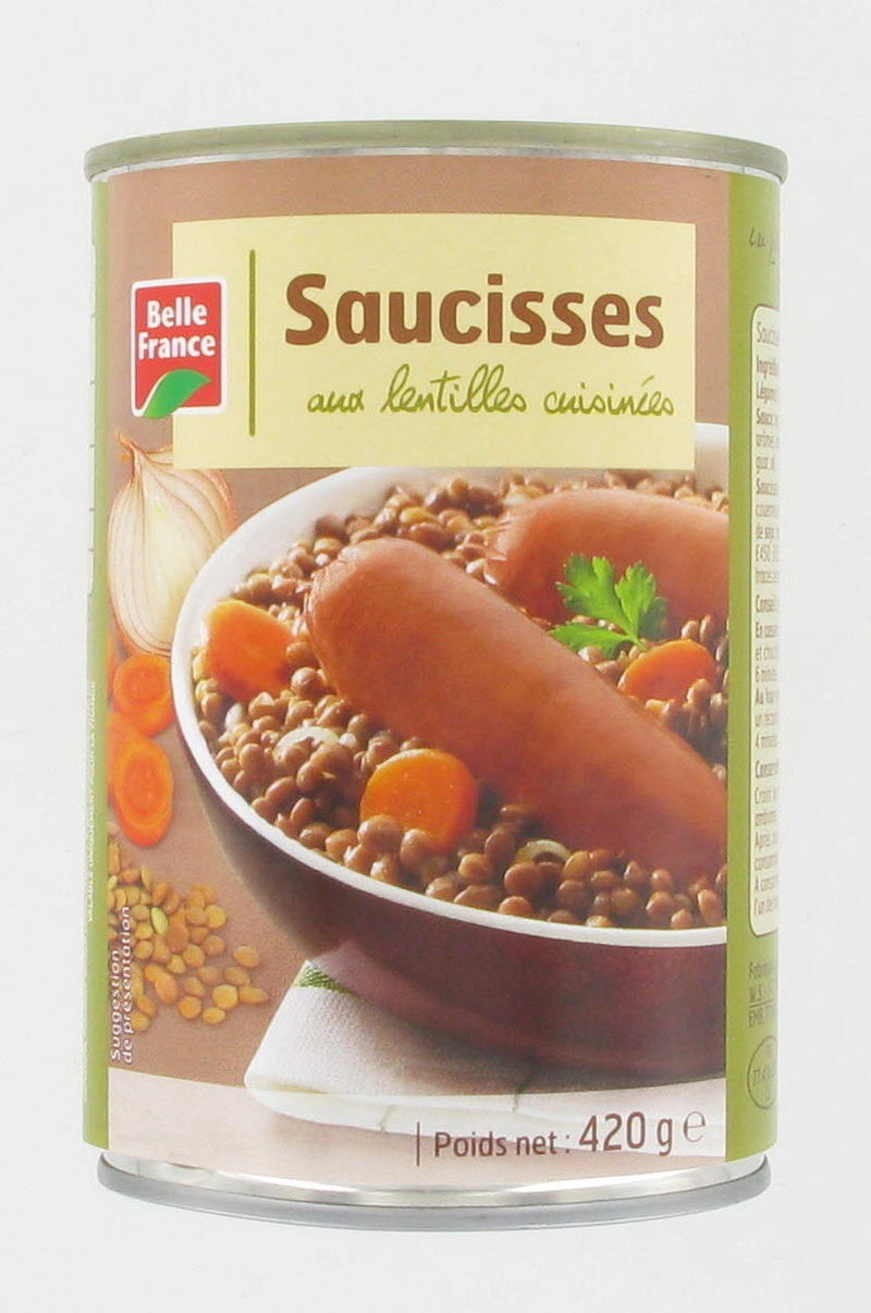 1x2 Saucisse Lentille Bf