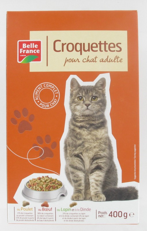 CROQ.POULET CHAT 400G BF